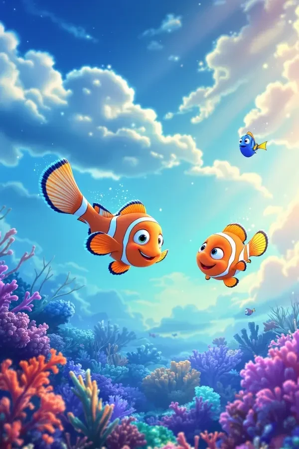 海底总动员 - 动画电影 海底总动员动画电影海报