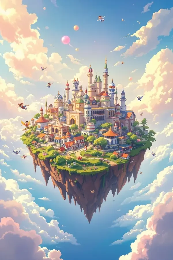 天空之城 - 动画电影 天空之城动画电影海报