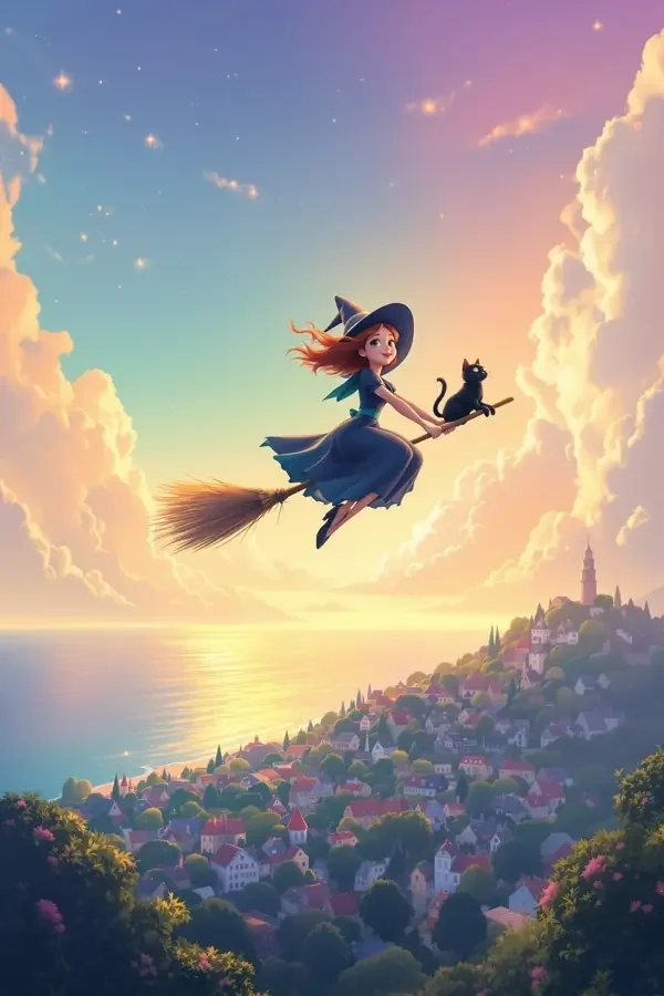 魔女宅急便 - 动画电影 魔女宅急便动画电影海报