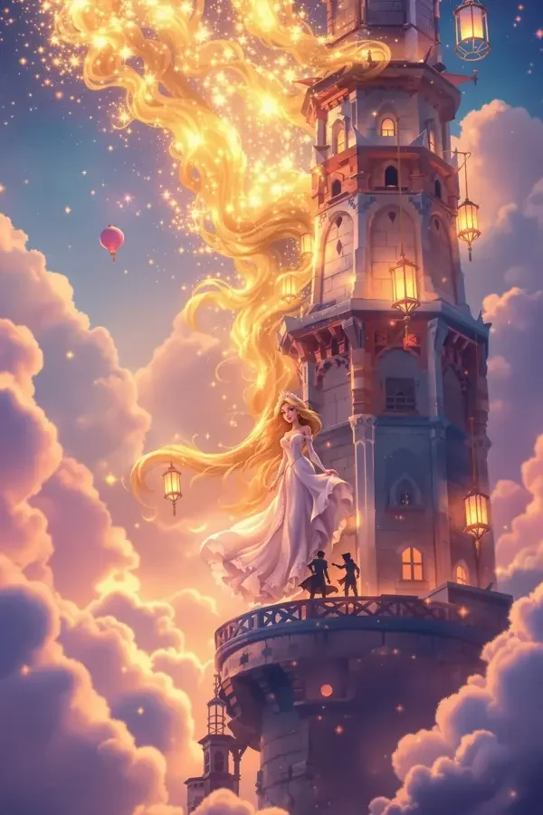 魔发奇缘 - 动画电影 魔发奇缘动画电影海报